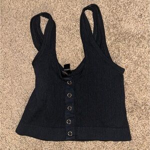 Urban Outfitters Out From Under Black Cropped Tank Womens XS/S